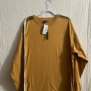 Timberland Men's Mustard Long Sleeve Shirt Sz xl NWT